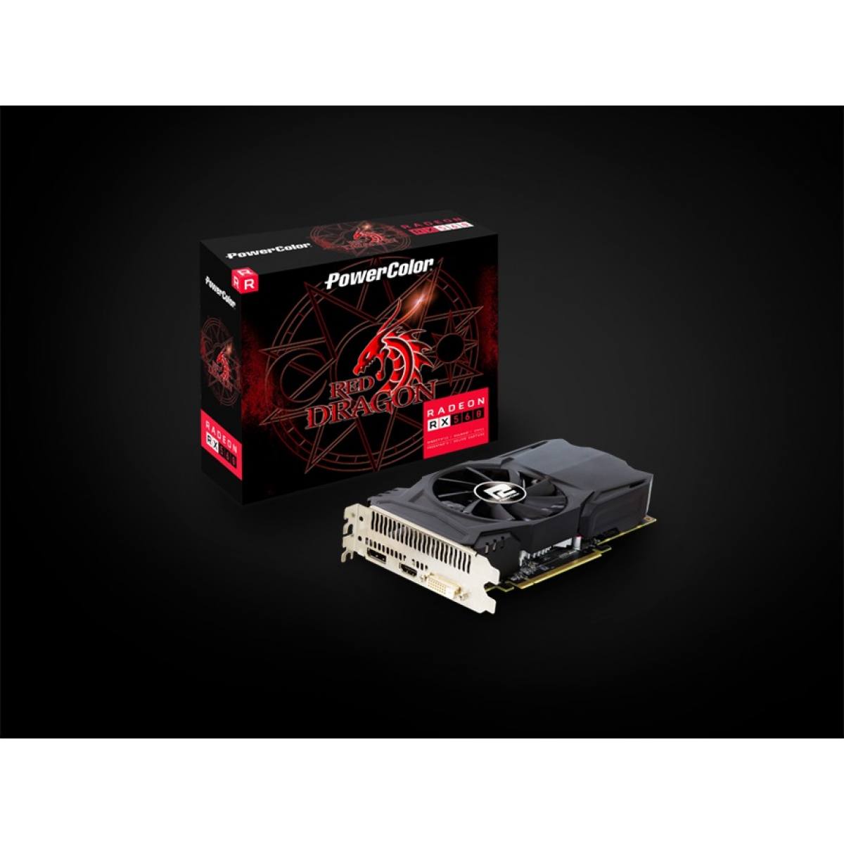PowerColor RED DRAGON RX 560 OC 2GB